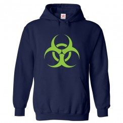 Bio Hazard Symbol Classic Unisex Kids and Adults Pullover Hoodie for Caution Safety.